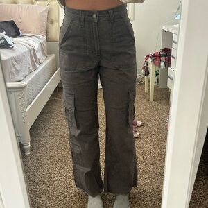 Hollister Dark Gray Cargo Pants